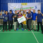 Mizan Amanah Sabet Juara Pertama Ganda Putera di Fun Badminton FOZ