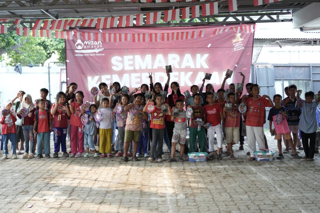 Mizan Amanah Gelar Lomba 17 Agustusan & Bakti Sosial Perdana di Kantor Pusat Ulujami 