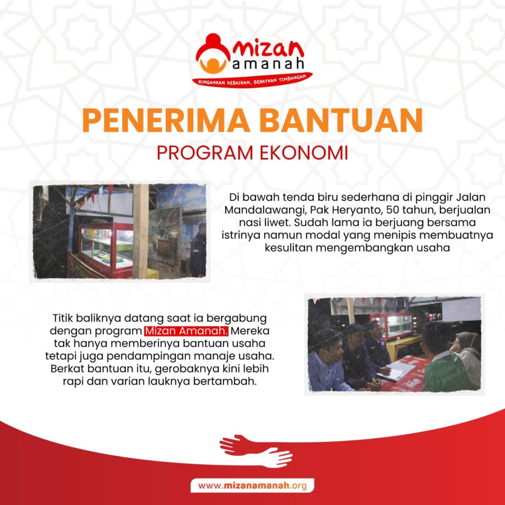 LAZ Mizan Amanah Salurkan Bantuan Modal Usaha untuk Pelaku Usaha Kecil di Cimahi, Cianjur, dan Bogor